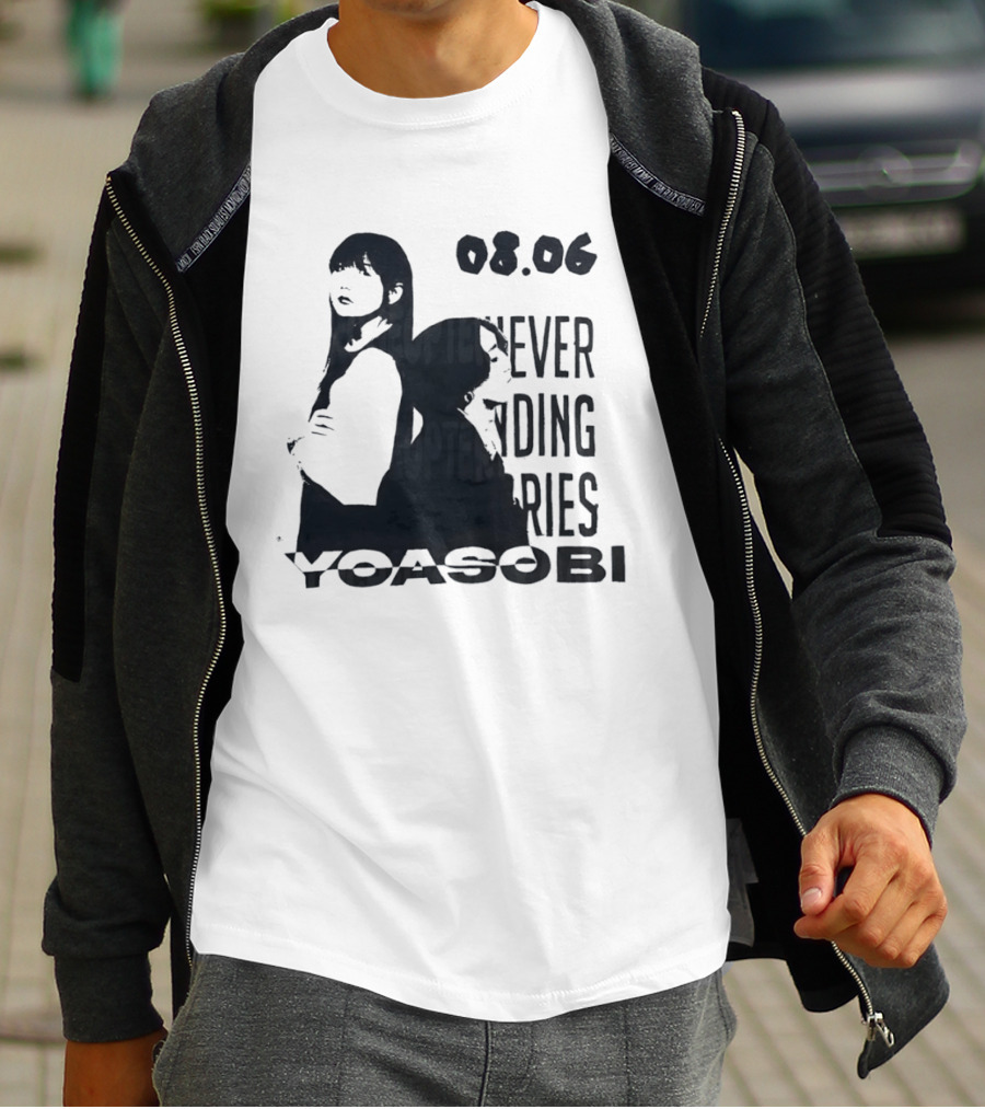Yoasobi Never Ending Stories 08.06 J Pop Duo T-Shirt