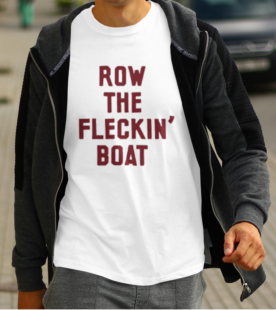 Row The Fleckin Boat Minnesota Vikings Football Fan T-Shirt
