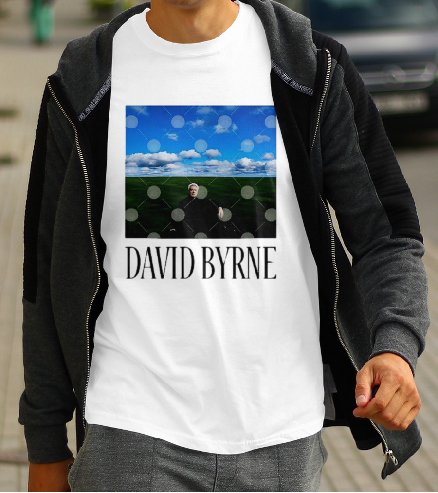 David Byrne Musician Scenic Landscape T-Shirt