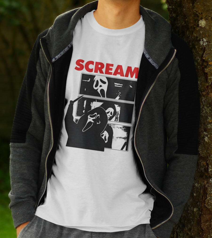 Scream Ghostface Slasher Horror Movie 90s T-Shirt