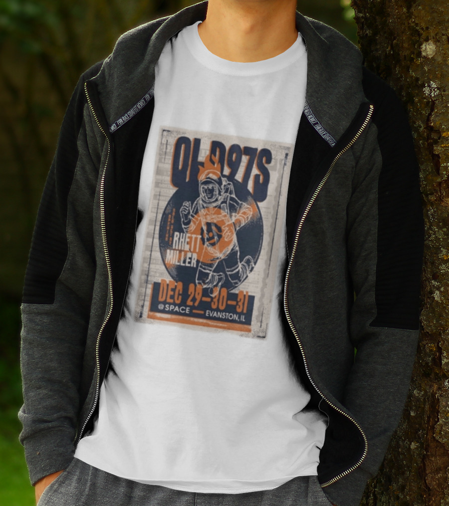 Old 97s Rhett Miller Dec 29 30 31 2025 Space Evanston Il T-Shirt
