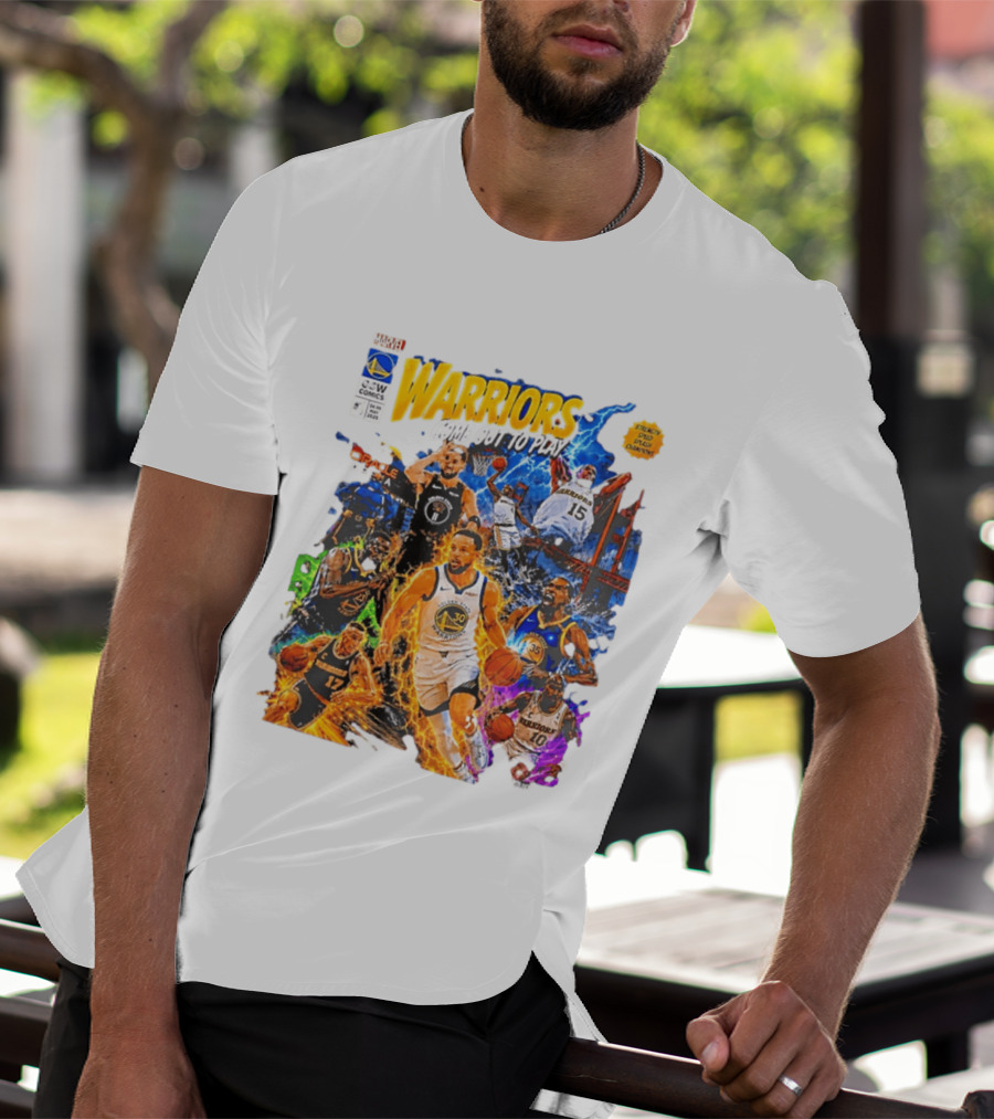 Golden State Warriors Come Out To Play Comic Book Marvel Oracle Arena T-Shirt