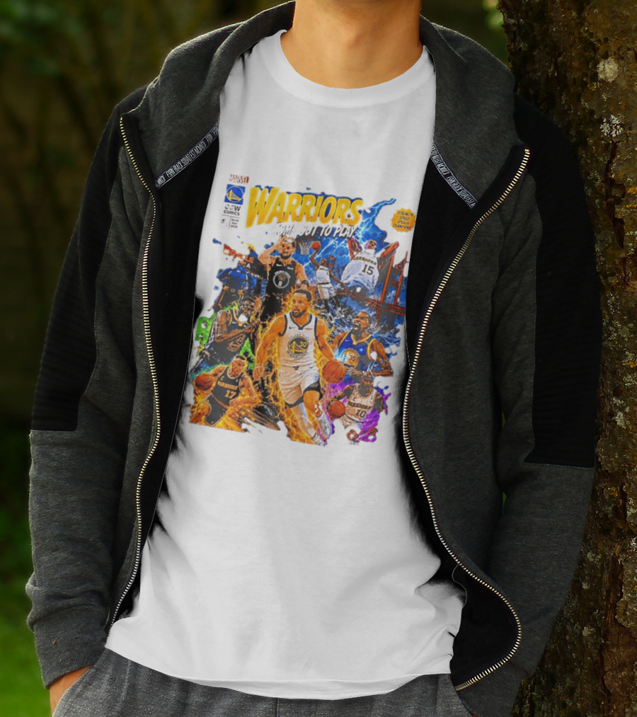 Golden State Warriors Come Out To Play Comic Book Marvel Oracle Arena T-Shirt