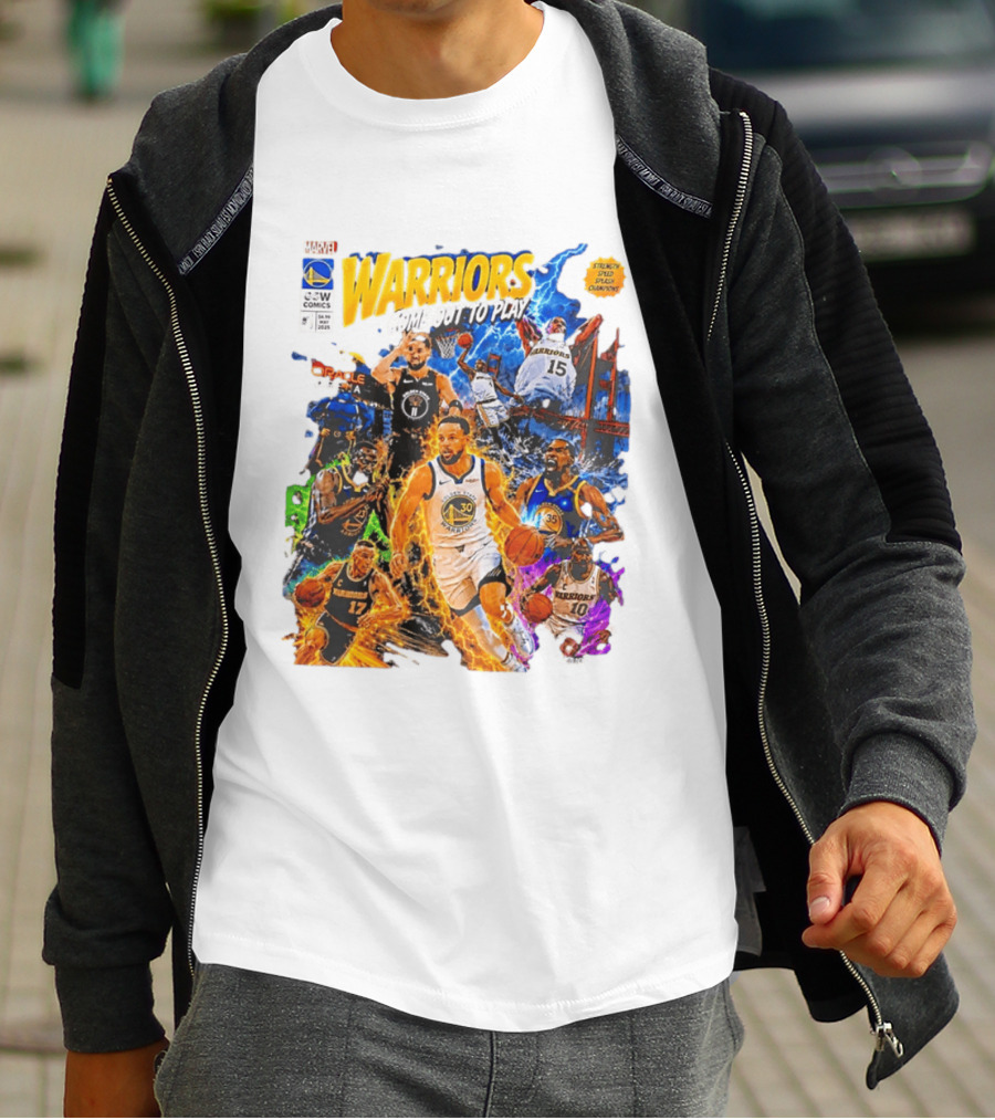 Golden State Warriors Come Out To Play Comic Book Marvel Oracle Arena T-Shirt