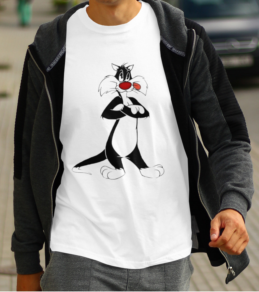 Sylvester The Cat Looney Tunes Warner Bros T-Shirt