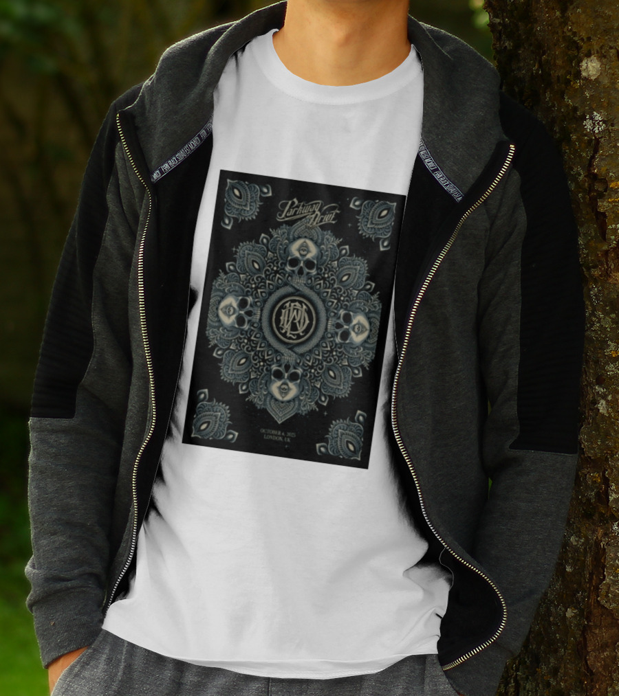 Parkway Drive Tour London UK October 4 2025 Mandala And Skull T-Shirt
