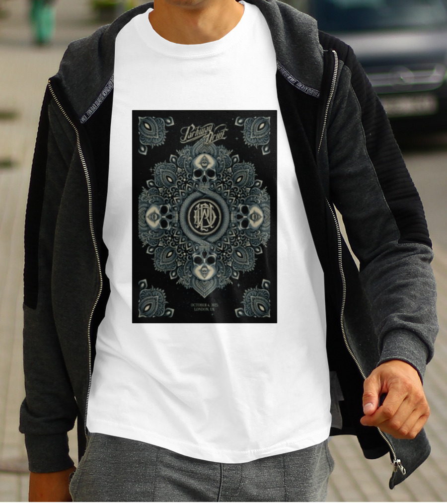 Parkway Drive Tour London UK October 4 2025 Mandala And Skull T-Shirt