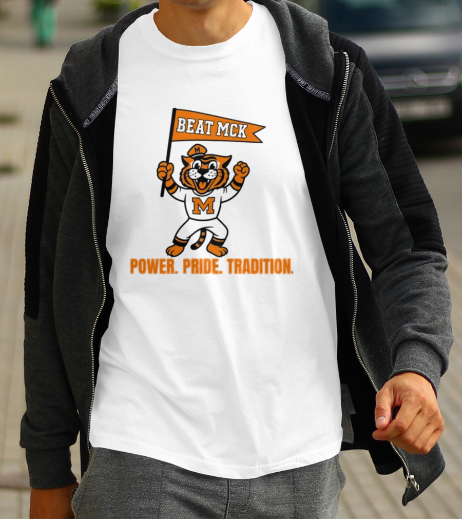 Beat McK Massillon Tigers Football Power Pride Tradition T-Shirt