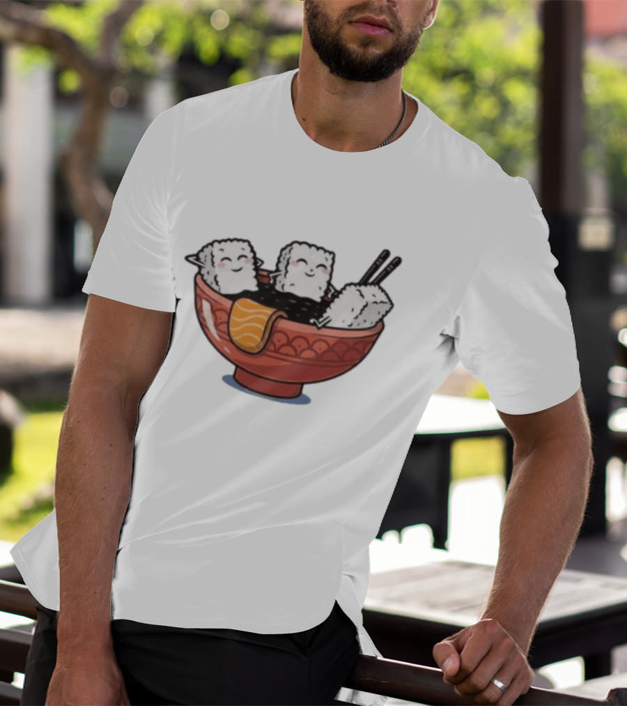 Original Sushi Relax Soaking In Soy Sauce Bowl T-Shirt