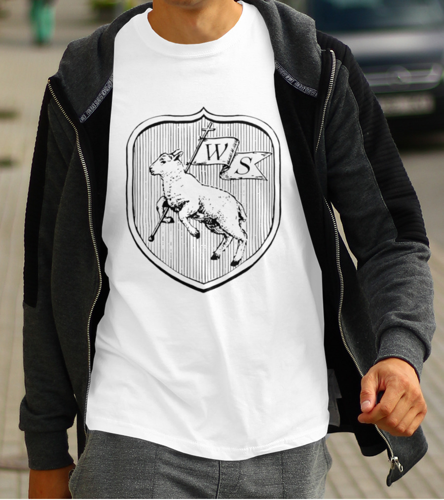 WS Lamb Crest Heraldry Shield T-Shirt