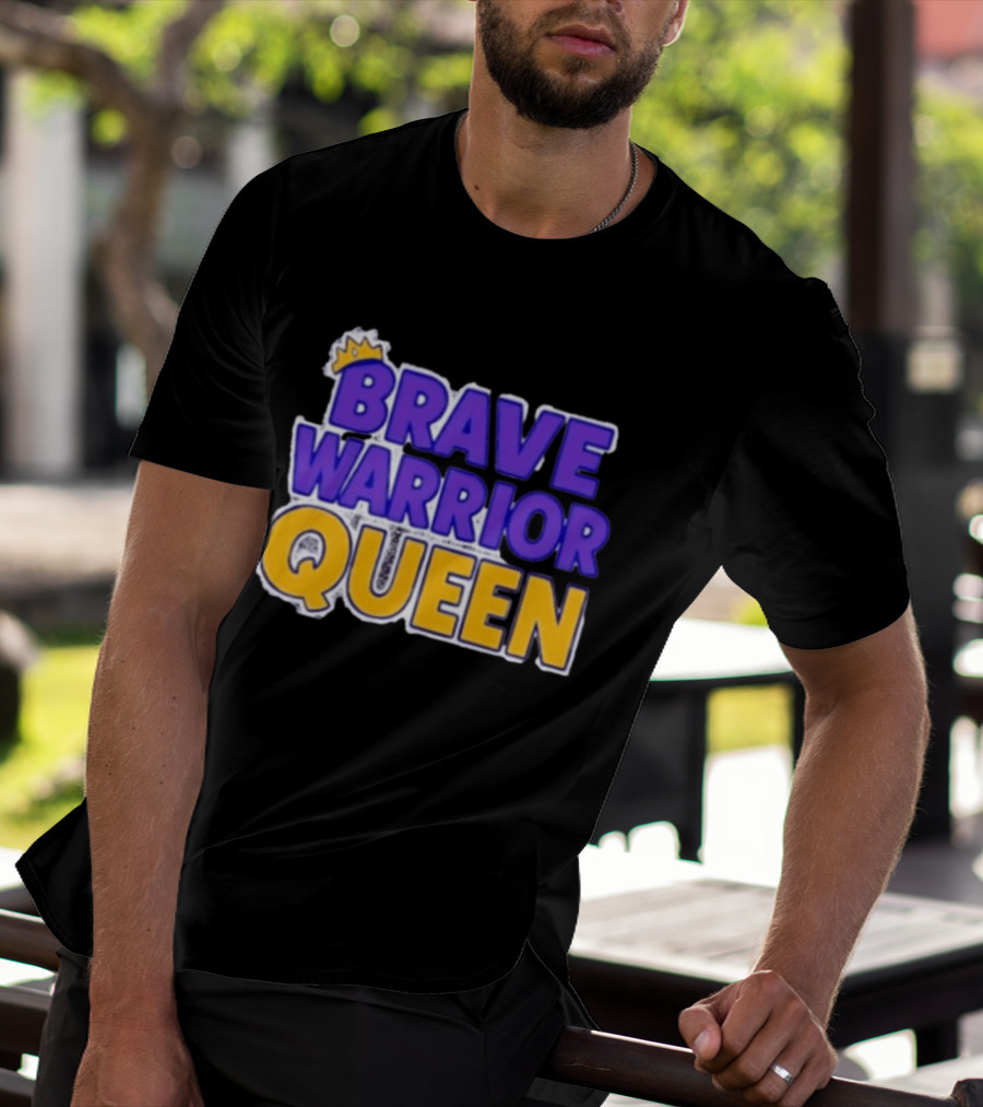 Brave Warrior Queen Crowned T-Shirt