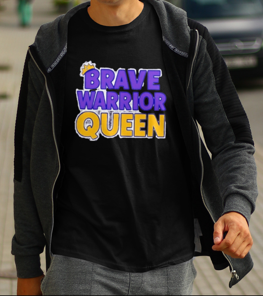 Brave Warrior Queen Crowned T-Shirt