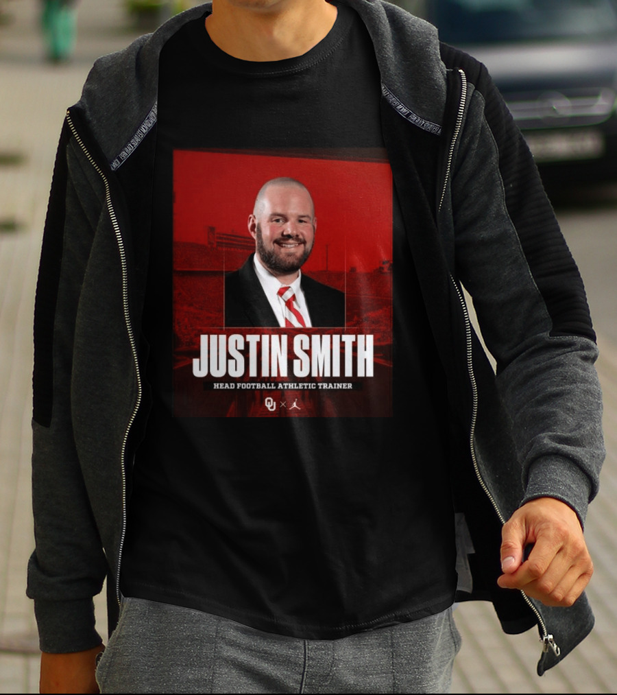 Justin Smith Oklahoma Head Football Athletic Trainer OU T-Shirt