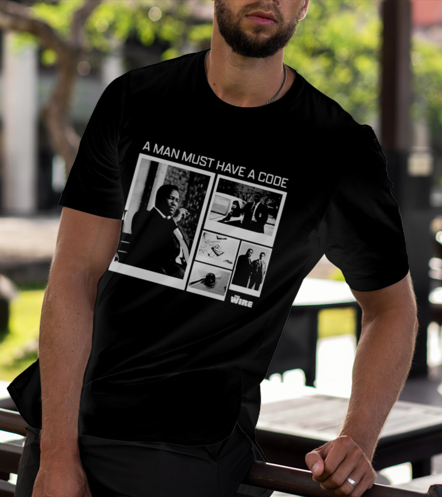 A Man Must Have A Code The Wire Oversized T-Shirt