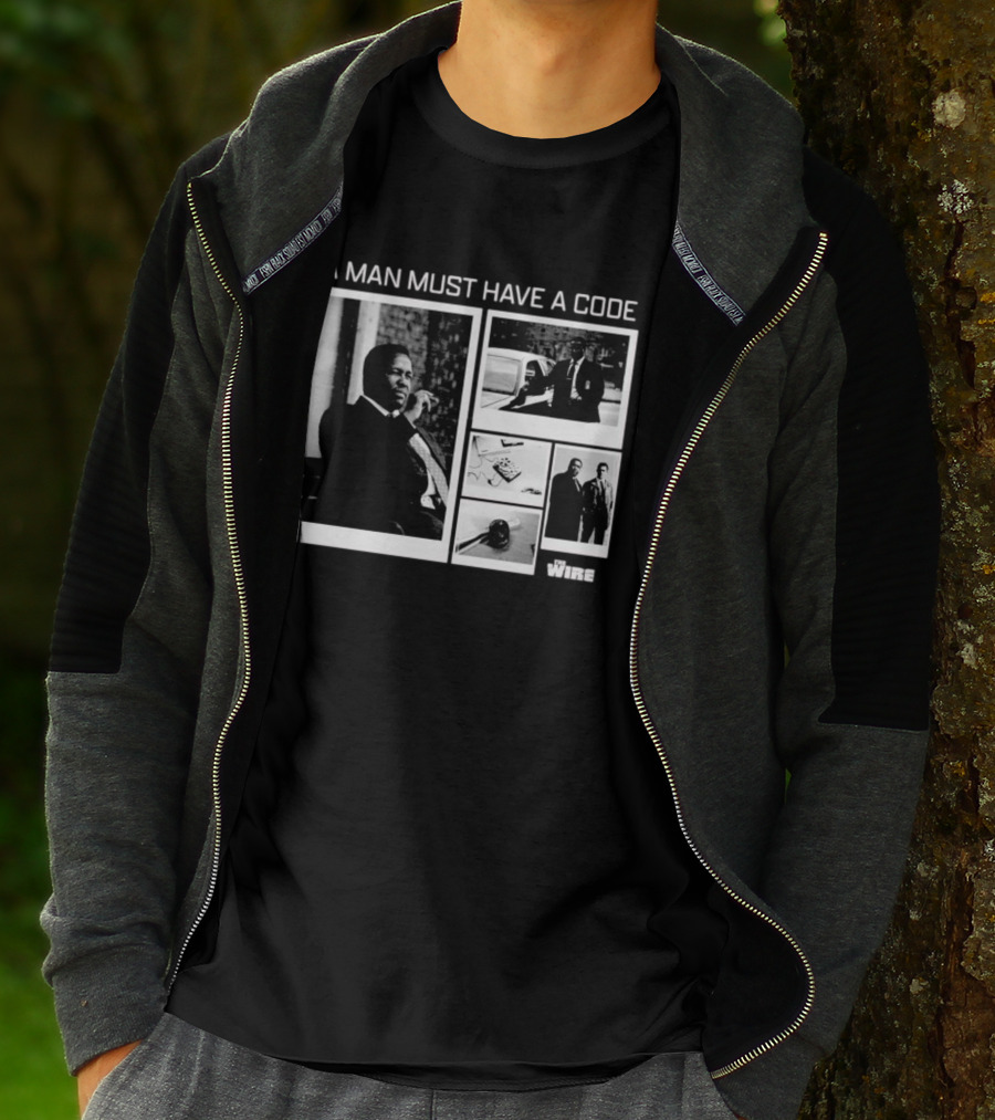 A Man Must Have A Code The Wire Oversized T-Shirt