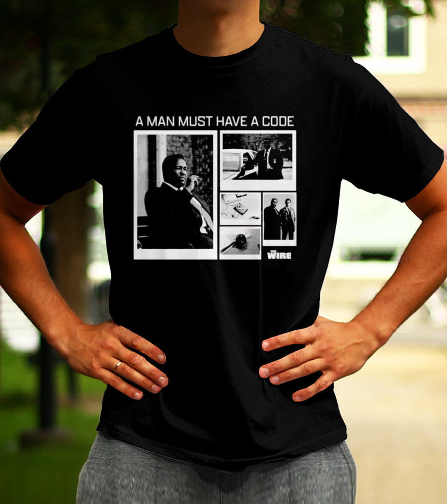 A Man Must Have A Code The Wire Oversized T-Shirt