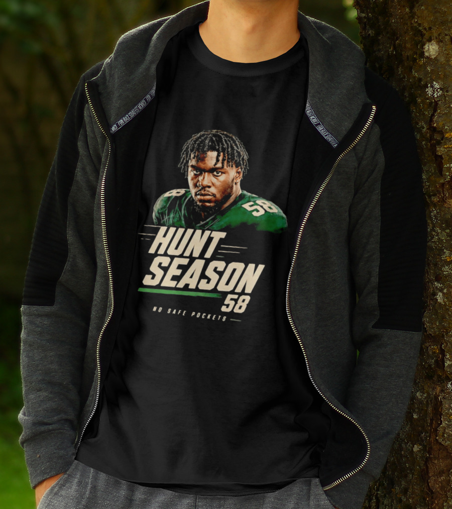 Nolan Smith Hunt Season 58 No Safe Pockets Philadelphia Eagles T-Shirt
