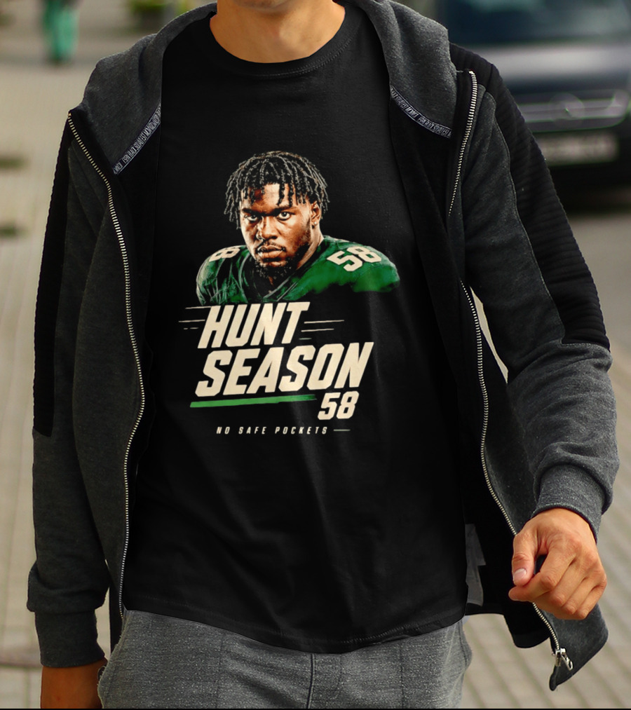 Nolan Smith Hunt Season 58 No Safe Pockets Philadelphia Eagles T-Shirt