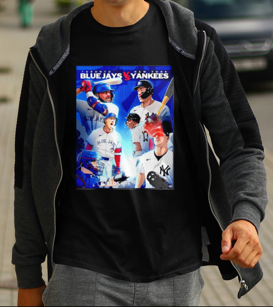 Toronto Blue Jays Vs New York Yankees ALDS 2025 MLB Showdown T-Shirt