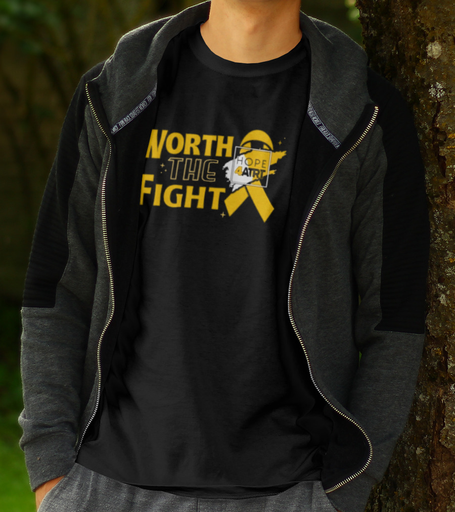 Worth The Fight Hope Yellow Ribbon 4 T-Shirt