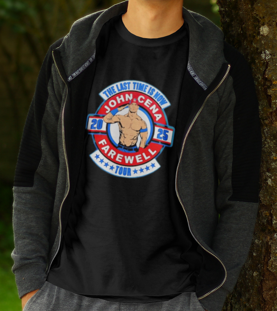 WWE John Cena 2025 Farewell Tour The Last Time Is Now T-Shirt