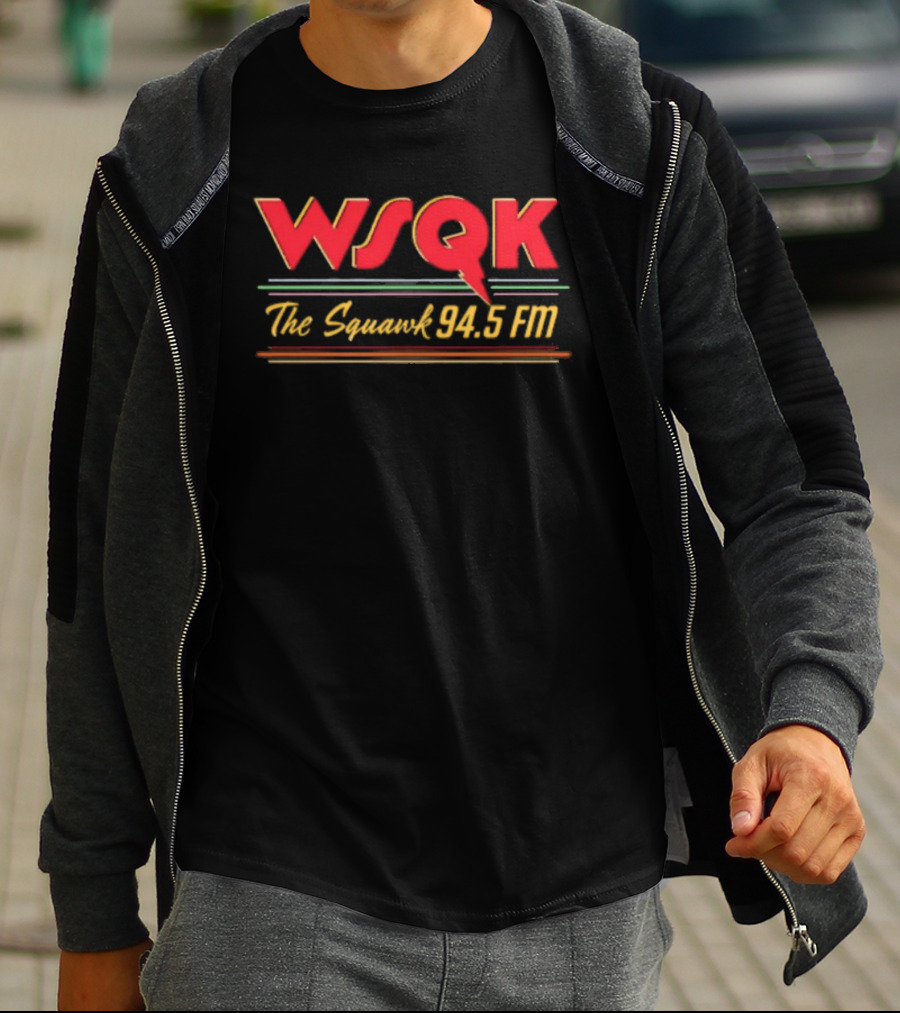 WSQK The Squawk 94.5 FM Stranger Things 84 T-Shirt