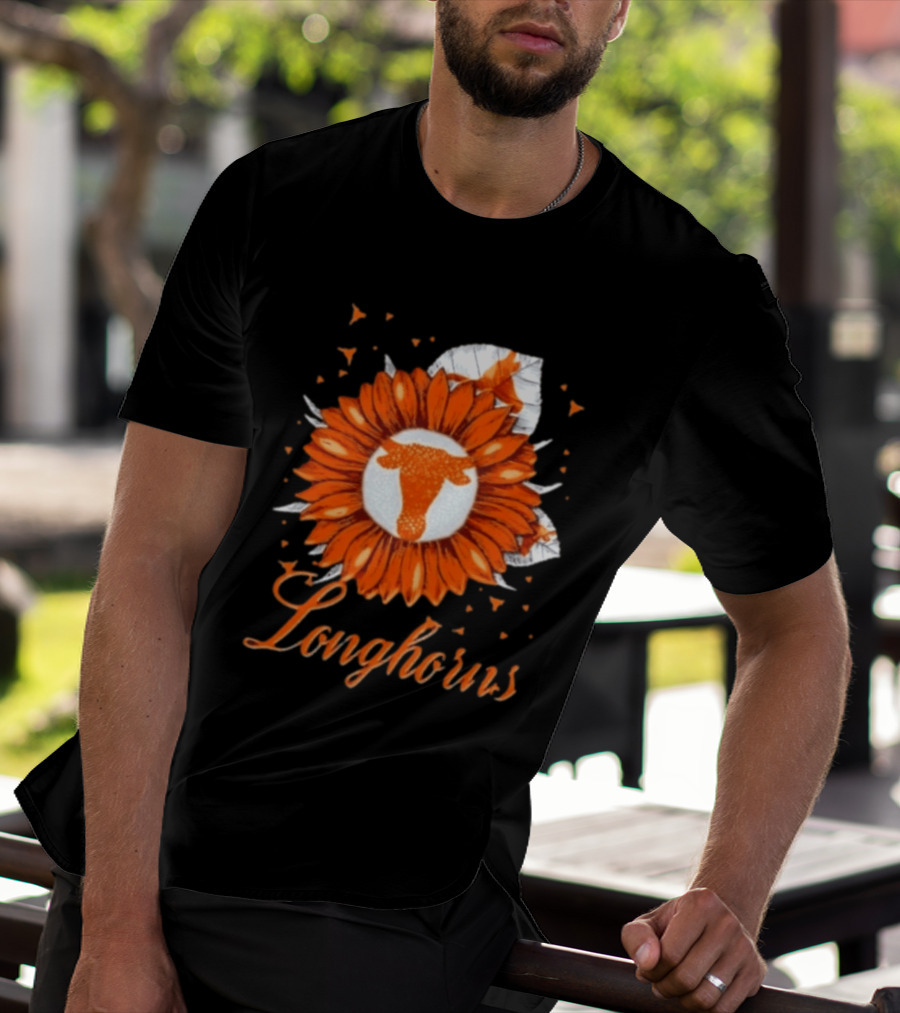 Sunflower Texas Longhorns Football Longhorns T-Shirt