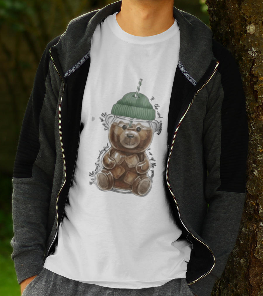 Starbucks Bear Cold Coffee Christmas 2023 Edition T-Shirt