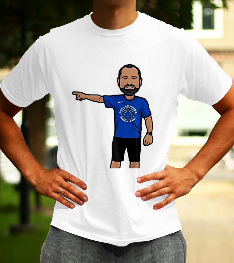 Dallas Wings Basketball Coach Jose Fernandez Classic Nike T-Shirt