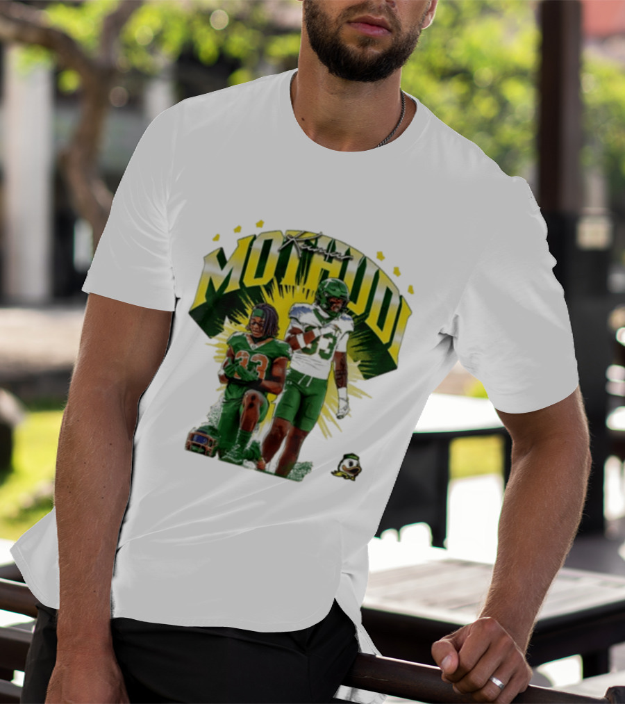 Kamar Mothudi Oregon Ducks Linebacker 33 Football Player T-Shirt