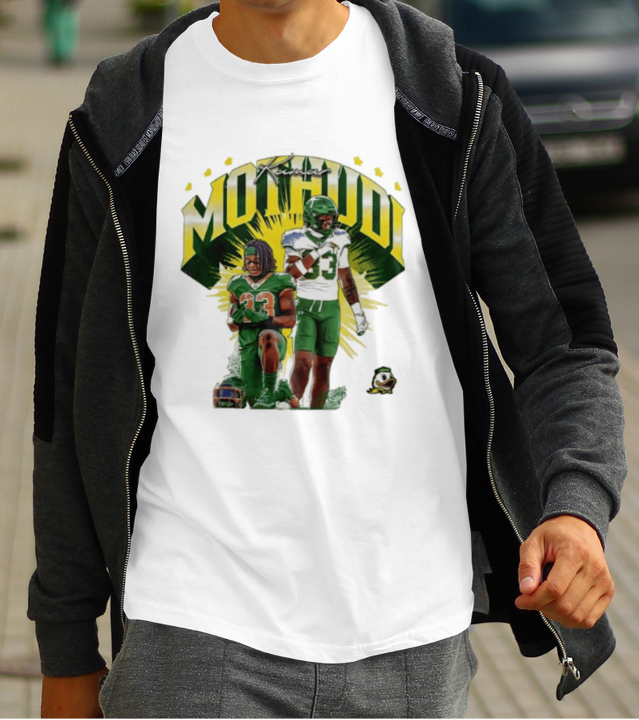 Kamar Mothudi Oregon Ducks Linebacker 33 Football Player T-Shirt
