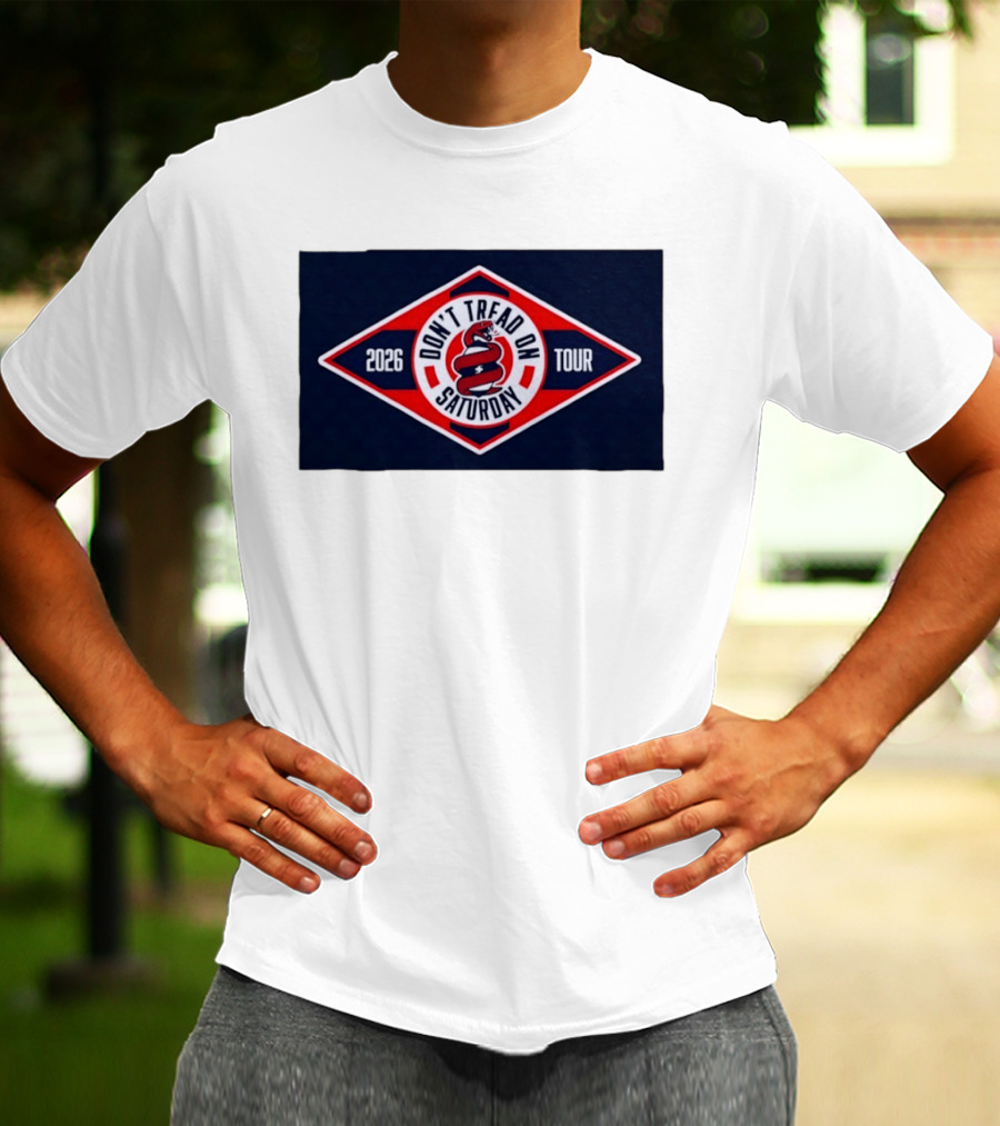 Don't Tread On Saturday 2026 Tour Snake Emblem College Football T-Shirt