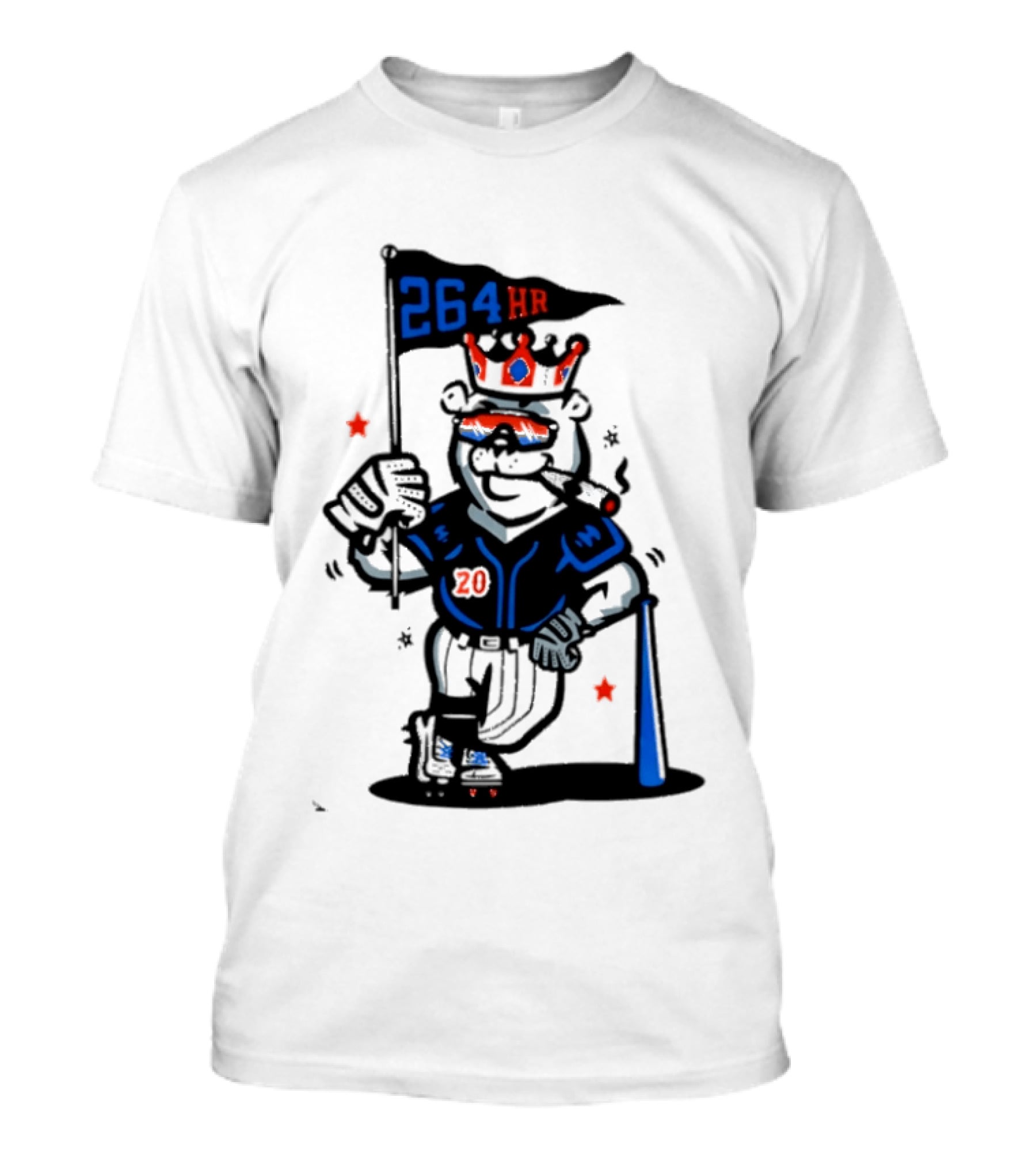 Polar Pete 264HR King Of Queens Ny Mets Christmas T-Shirt