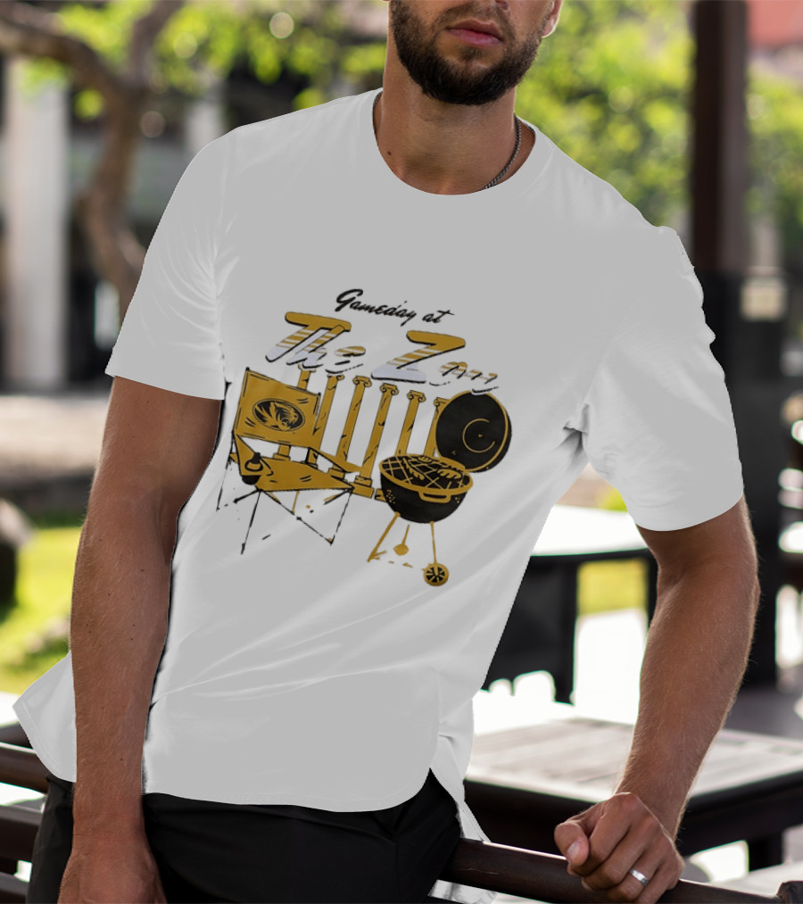 Missouri Tigers Gameday Tailgate At The Zou Football Grill Chair T-Shirt