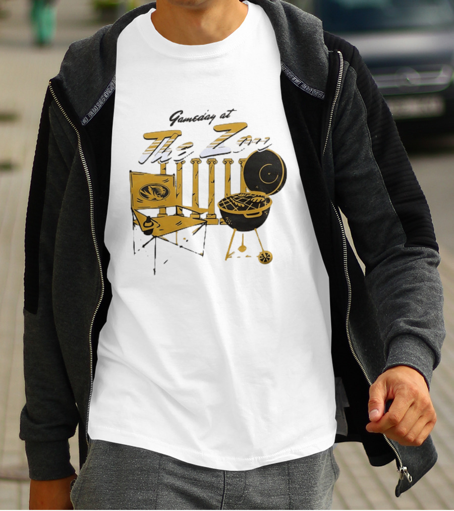 Missouri Tigers Gameday Tailgate At The Zou Football Grill Chair T-Shirt