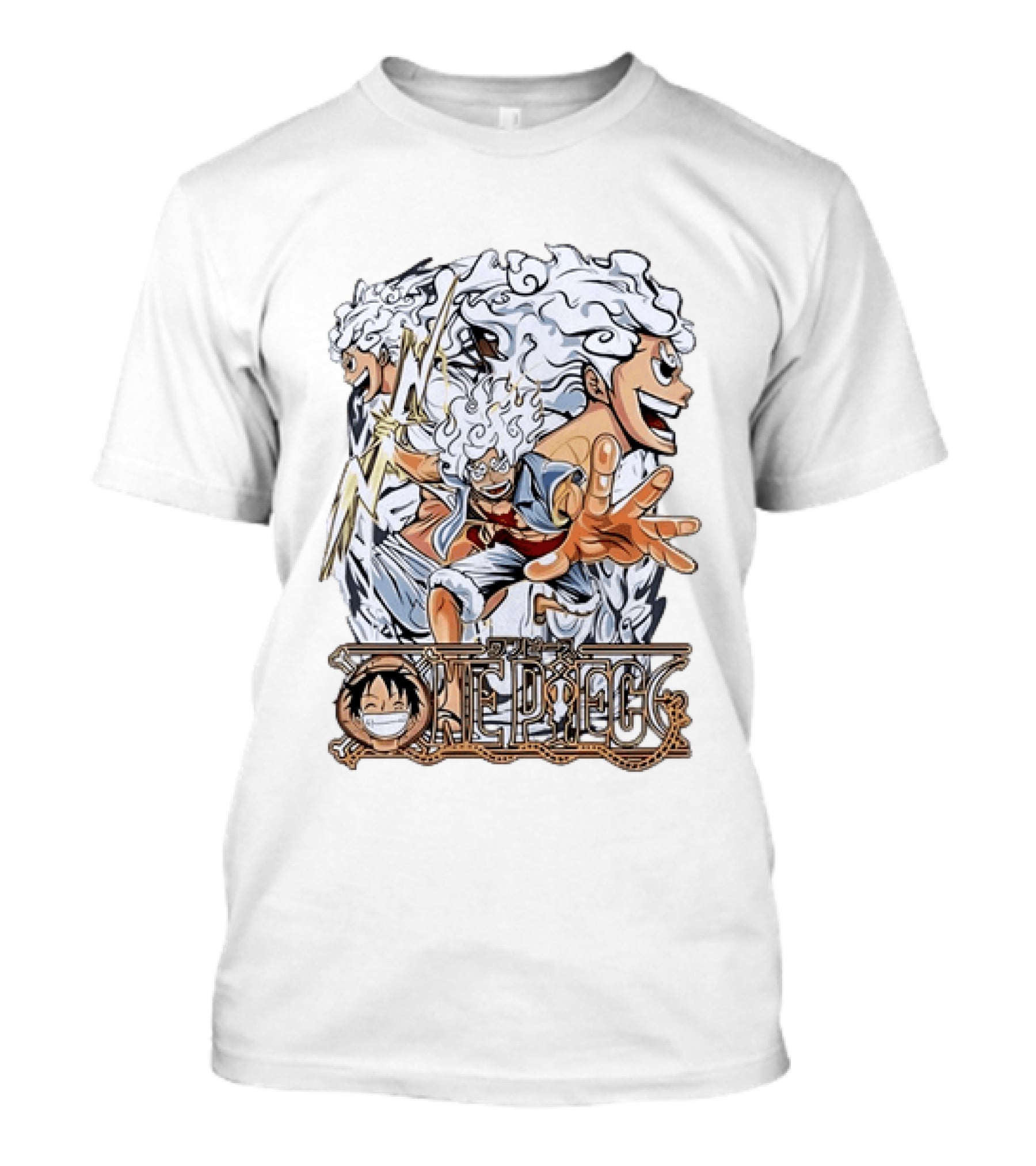 Monkey D Luffy Gear Five One Piece Anime Manga Adventure T-Shirt
