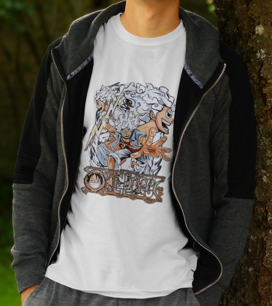 Monkey D Luffy Gear Five One Piece Anime Manga Adventure T-Shirt
