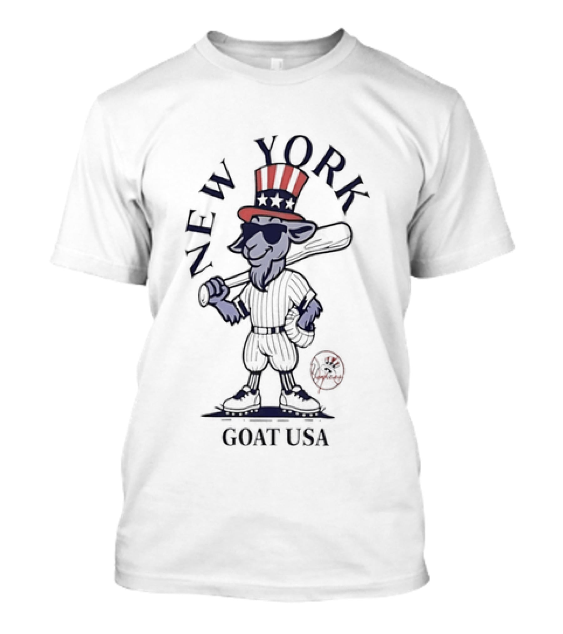 New York Yankees Goat USA Uncle Sam T-Shirt