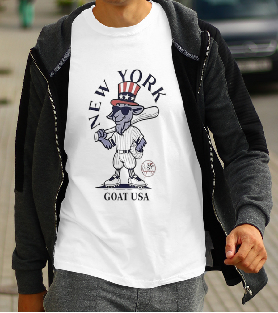 New York Yankees Goat USA Uncle Sam T-Shirt