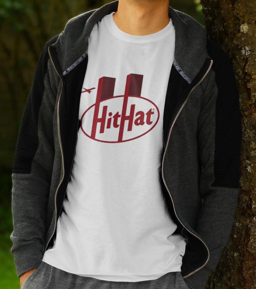 Hit Hat Twin Towers Incident Airplane T-Shirt