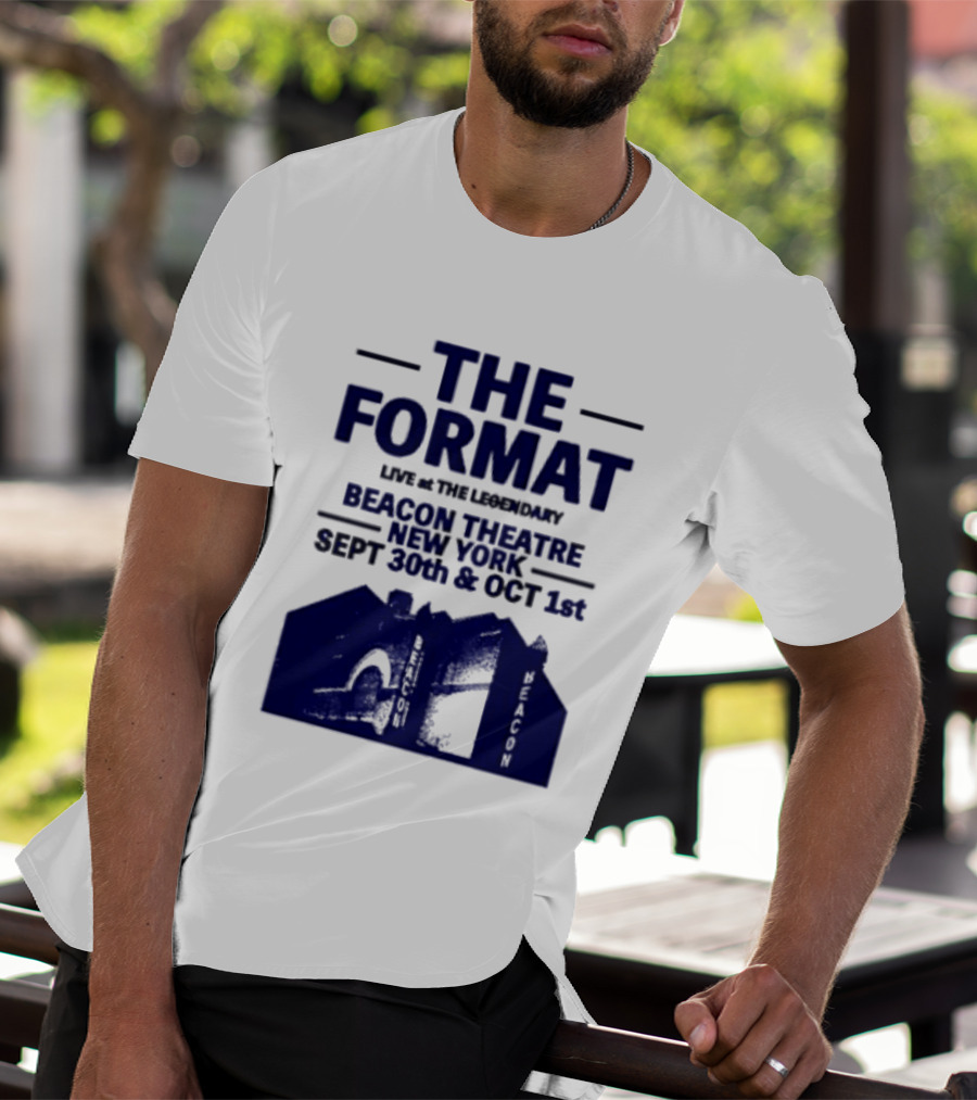 The Format Live At The Legendary Beacon Theatre New York Sept 30th & Oct 1st T-Shirt