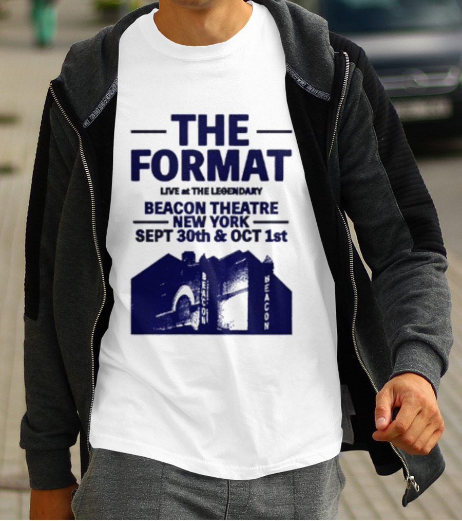 The Format Live At The Legendary Beacon Theatre New York Sept 30th & Oct 1st T-Shirt