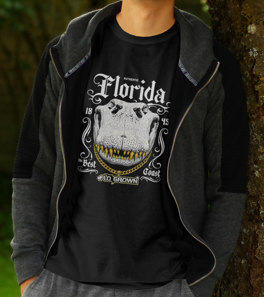 Authentic Florida 1845 Best Coast Flo Grown Alligator T-Shirt