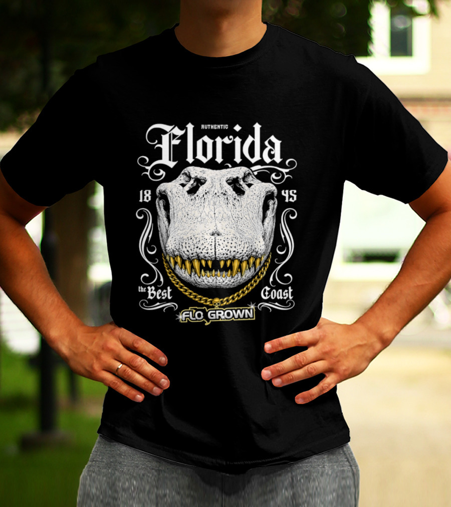 Authentic Florida 1845 Best Coast Flo Grown Alligator T-Shirt
