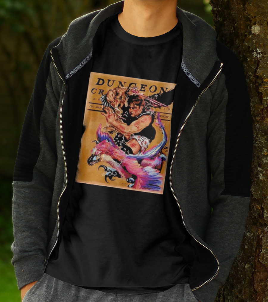 Dungeon Crawler Carl Goddamnit Donut Fantasy Adventure Art By Andrew Bowser T-Shirt