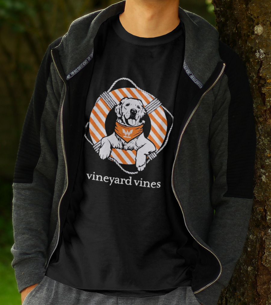 Vineyard Vines Golden Retriever Life Preserver T-Shirt