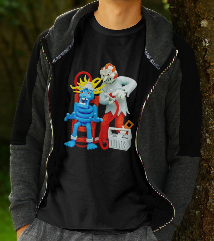 Friday The 13th Jason Voorhees Electrocution Scene Woods T-Shirt