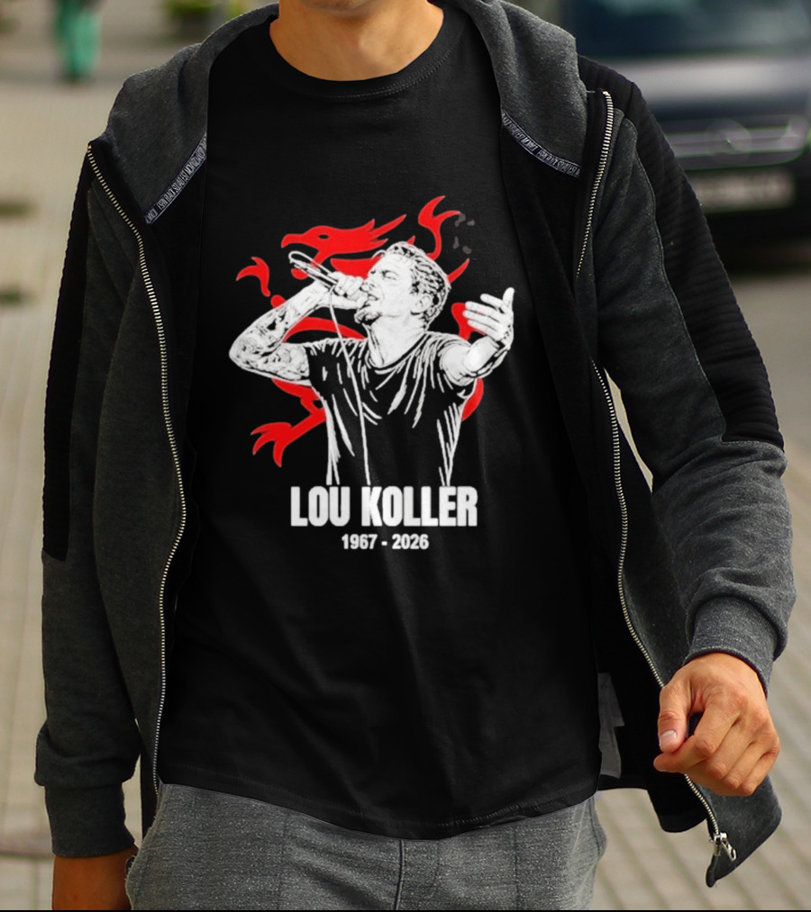 Lou Koller 1967 2026 Sick Of It All Mic Dragon T-Shirt