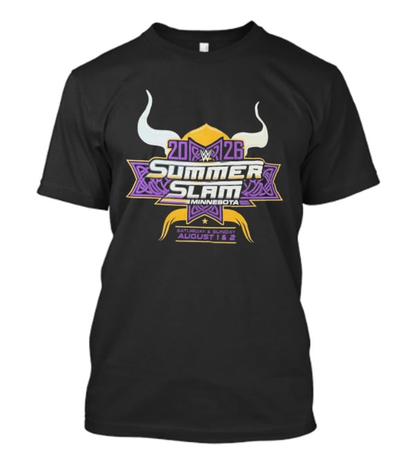 WWE SummerSlam 2026 Minnesota Saturday Sunday August 1 2 T-Shirt