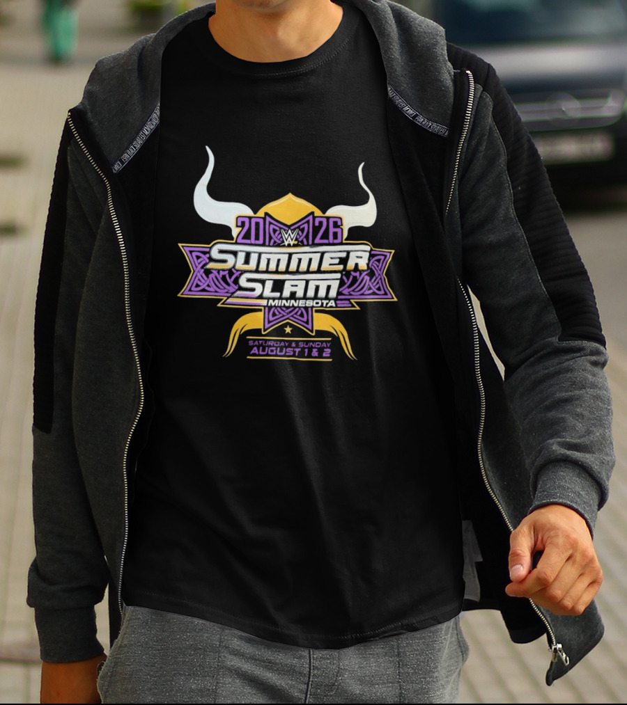 WWE SummerSlam 2026 Minnesota Saturday Sunday August 1 2 T-Shirt